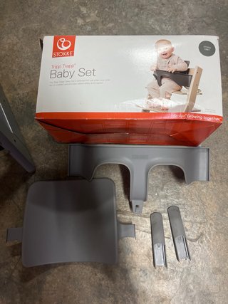 Trona Stokke Tripp Trapp y Baby Set Gris