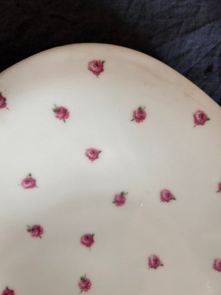 Gran ensaladera G. Boyer Limoges floral