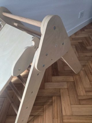 Triangolo Pikler e Altalena in Legno