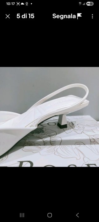 Sandali bianchi sabot eleganti 36 a 41