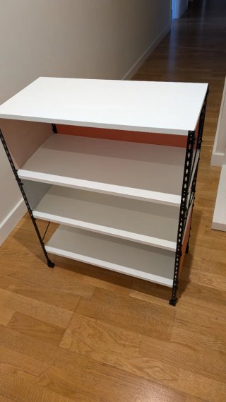 Estantería artesanal metal y madera, hecha por mi