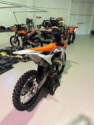 KTM 125 Motocross Naranja/Blanco