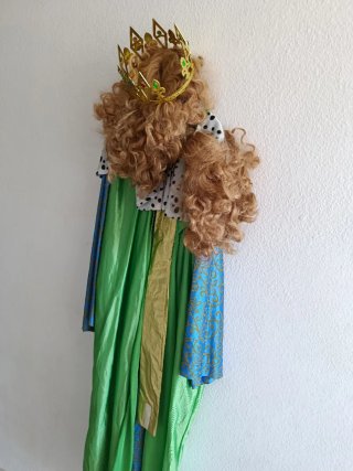 Disfraz Rey Mago Verde Talla Única BT Costumes