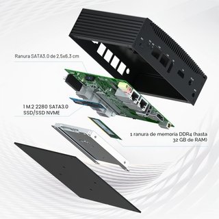 Mini PC Industrial sin Ventilador i5 Win. 11 Pro