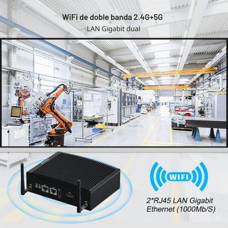 Mini PC Industrial sin Ventilador i5 Win. 11 Pro