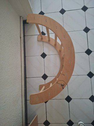 Triangolo Pikler + Rampa di Scalata in Legno