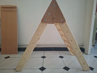Triangolo Pikler + Rampa di Scalata in Legno