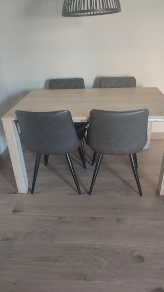 Mesa comedor 1,40 x 0,90x75 alto extensible