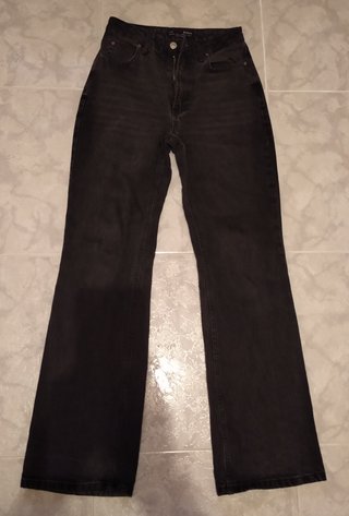 3 Pantalones Vaqueros Zara Mujer Negros