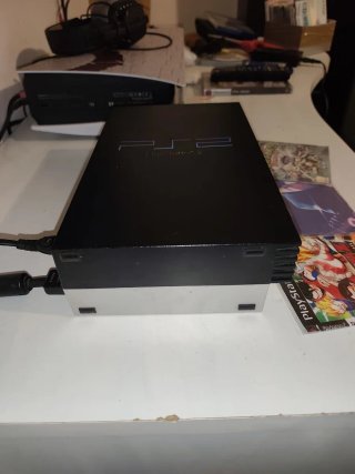 PLAYSTATION 2 FAT BICOLOR CON GIOCHI E JOYSTICK