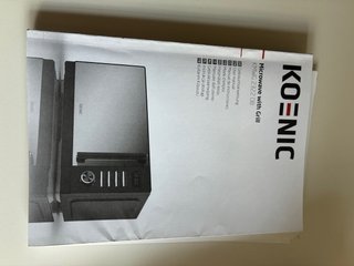 Microondas Grill Koenic 23L