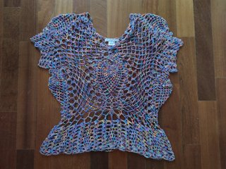 Top ganchillo multicolor t. M