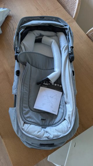 Capazo Joolz Aer2 Gris Pebble prácticamente nuevo