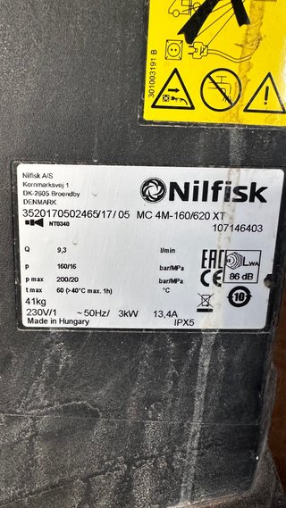 Nilfisk MC 4M Hidrolimpiadora a Presión