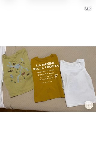 3 Camisetas Manga Larga Niños talla 86cm 12-18mese