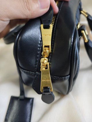 Borsa Miu Miu Arcadie Napa Trapuntata Nero