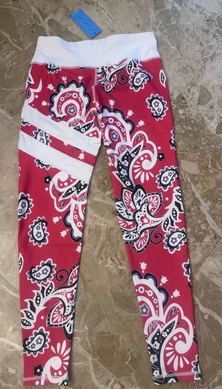 Leggings donna fantasia paisley