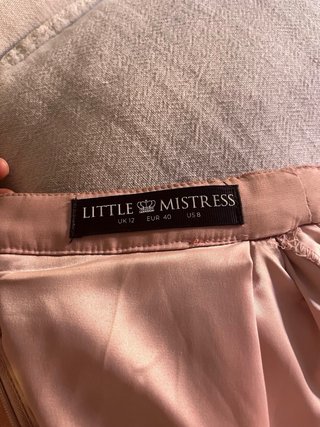 Falda maxi tul Little Mistress rosa