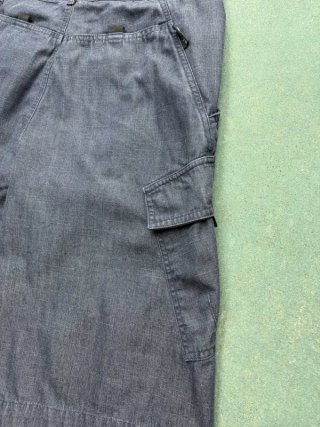 Cargo Shorts Triple Black Y2K Streetwear Style 015
