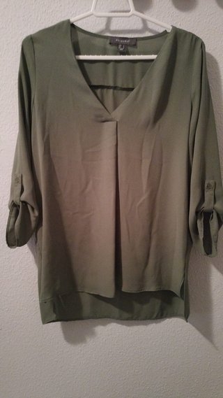 Blusa verde manga 3/4 Primark