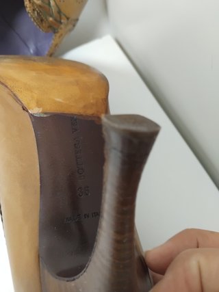 Zapatos bronce originales Bottega Venetta talla 36
