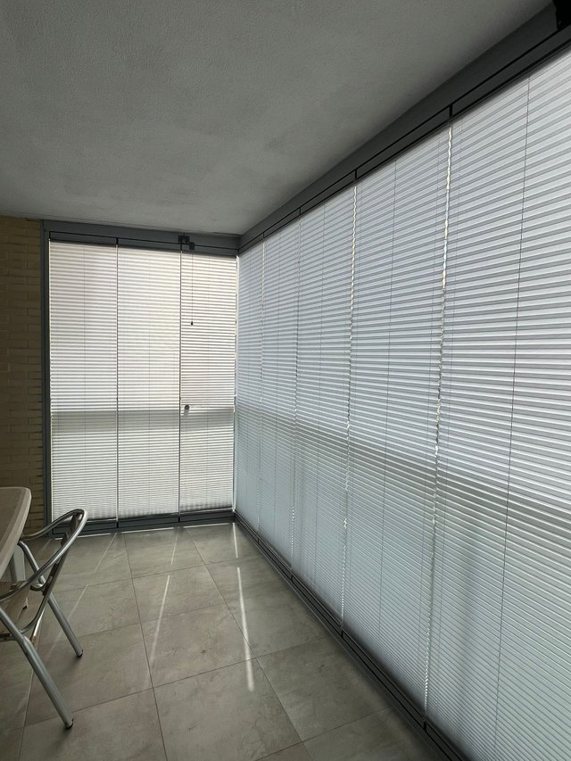 Estores Plisados PROFTEK para Cortinas de Cristal