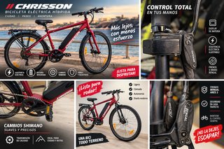 Bicicleta Eléctrica Híbrida CHRISSON
