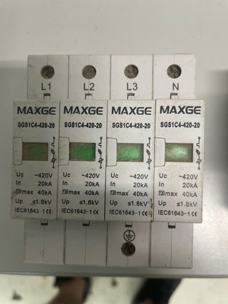 Protector Sobretensiones MAXGE SGS1C4-420-20