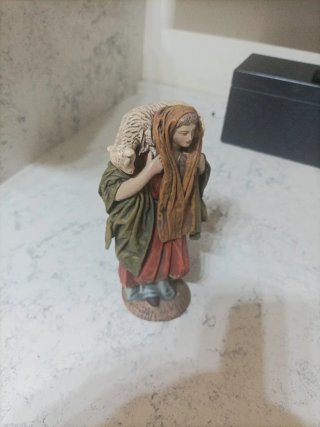 Figura Belén Pastora con Cordero