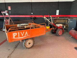 Motocultor Pasquali con remolque