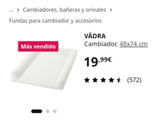 Cambiador Bebé Ikea Blanco