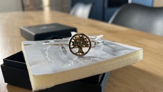 Pulsera Lotus Árbol de la Vida Acero Inoxidable