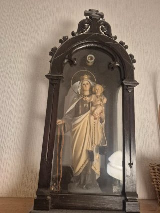 Figura religiosa Virgen y Niño