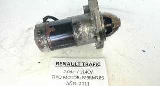 254985 motor arranque sin ref renault trafic caja