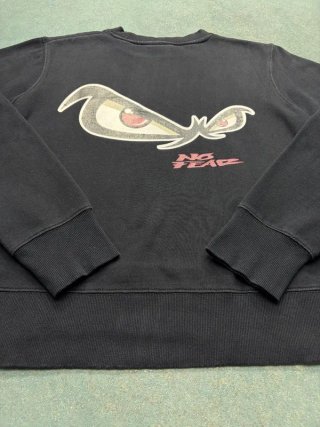 No Fear Sweatshirt Black Y2K Vintage Style Retro Graphic 014