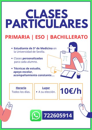 Clases Particulares, Primaria, ESO, Bachillerato