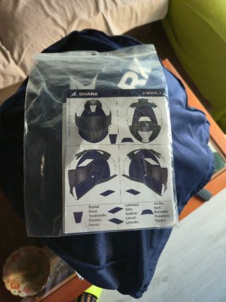 Casco Shark D-skwal 3 Negro Mate Talla L