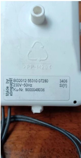 Motor ventilador MVL PP-M20 230V
