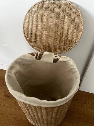 Cesto de ropa Zara Home tejido