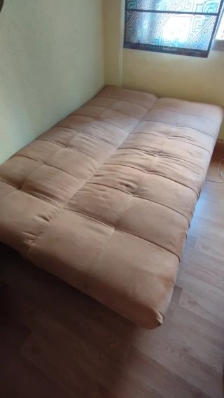 Sofá cama beige 2 personas