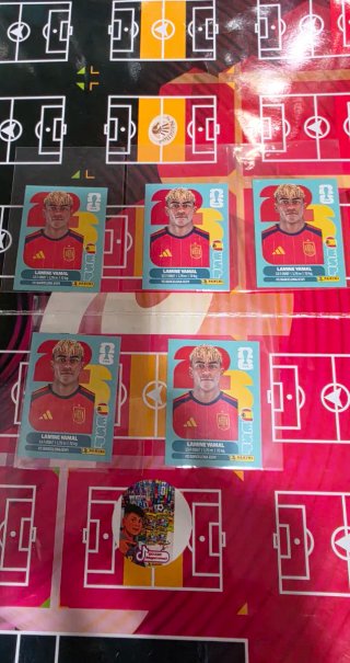 Lote Lamine Yamal Mundial Panini