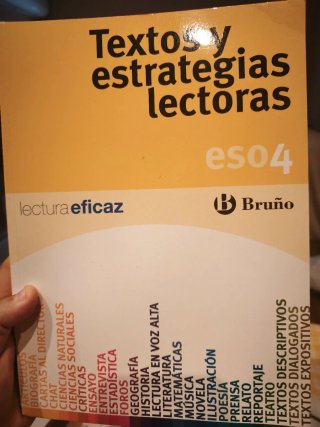Textos y estrategias lectoras 4 ESO