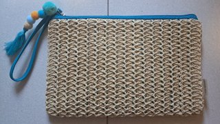 Pochette Anne Möller intrecciata 28x18 cm