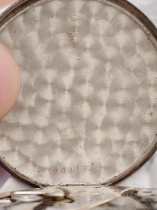 Reloj de bolsillo de plata