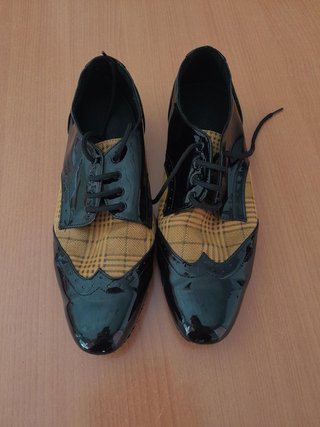Zapatos de baile charol y tela