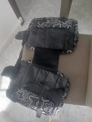 Saco de sillín de bicicleta con estampado