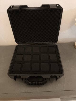 Valigetta porta orologi 15 posti