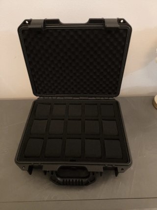 Valigetta porta orologi 15 posti