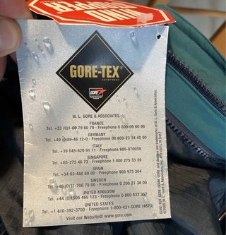 Gore-Tex Cappotto Antivento/Antipioggia Tg 50