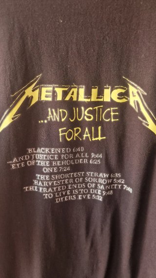Camiseta Metallica And Justice For All